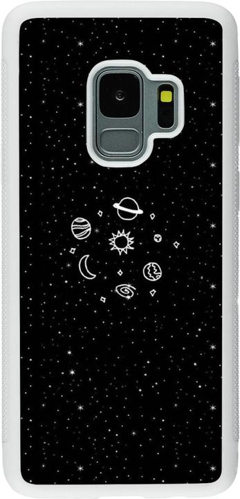 Immagine prodotto PhoneLook Coprire il silicone bianco Space Doodle (Samsung Galaxy S9)
