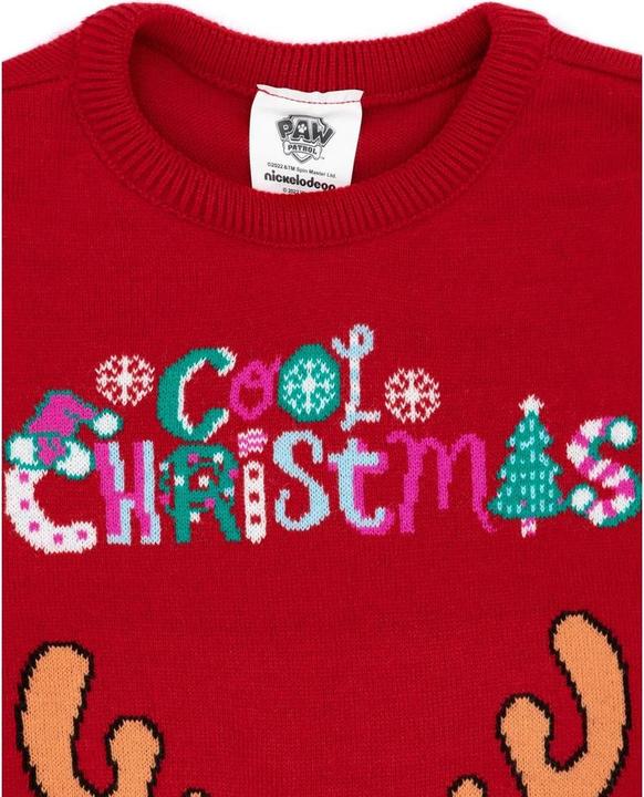 Immagine prodotto Paw Patrol Maglione di Natale lavorato a maglia Skye (104)