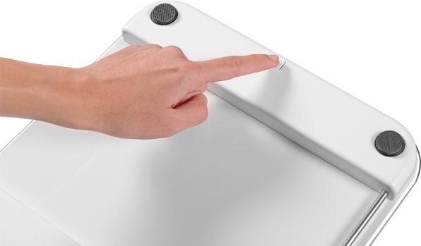 Immagine prodotto Macom Smart Body Scale Bilancia pesapersone elettronica con funzionamento senza batterie Quadrato Bi (180 kg)