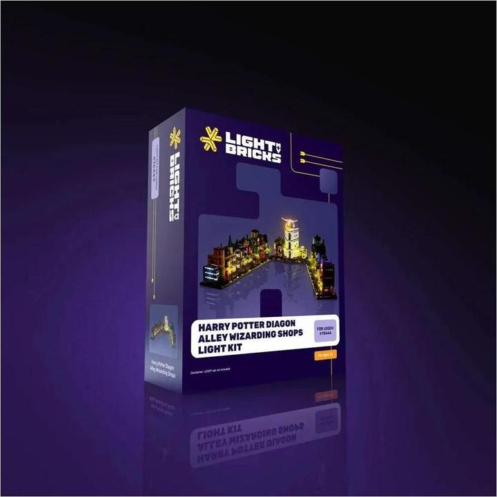 Produktbild Light my bricks LMB 2.0 LED Licht Set für LEGO® 76444 Harry Potter - Die Zauberläden der Winkelgasse