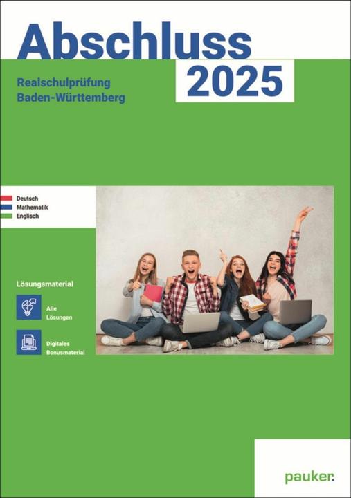 Produktbild Abschluss 2025 - Realschulprüfung Baden-Württemberg - Deutsch, Mathe, Englisch - Lösungsband (Deutsch, Bergmoser+HöllerVerlagAG, 2024)