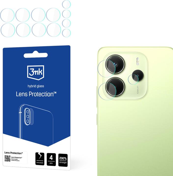 Produktbild 3MK SzkÅo na obiektyw aparatu Lens Protection na Xiaomi Redmi Note 14 4G (Xiaomi Redmi Note 14)