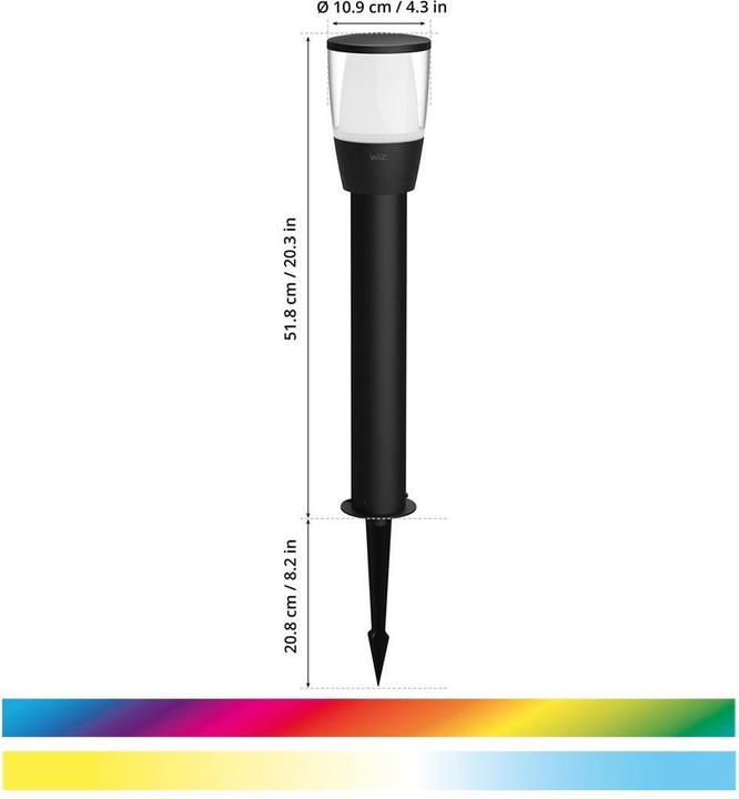Actual product image WiZ Tunable White & Color 300lm Elpas Base (300 lm, IP65)