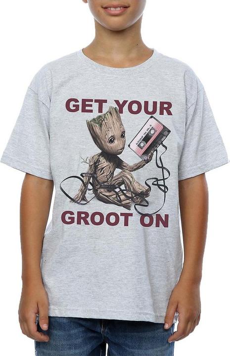 Produktbild Guardians of the Galaxy Boys Get Your Groot On Heather T-Shirt (152, 158)