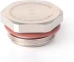 Actual product image Rs Pro ATEX M20 Plug, Nickel Plated Brass, 20.2mm