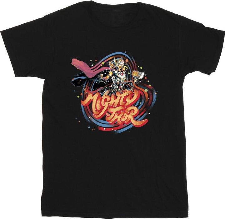 Actual product image Mens Thor Love And Thunder Mighty Thor Swirl T-Shirt (XXL)