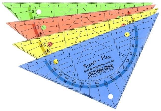 Produktbild Geometriedreieck Twist & Swing 16cm (140 mm)