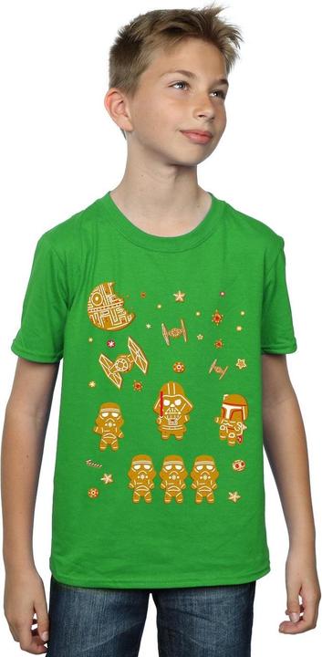 Immagine prodotto Star Wars Gingerbread Empire Maglietta Ragazzi (152, 158)