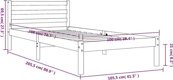 Immagine prodotto VidaXL Joey (100 x 200 cm)