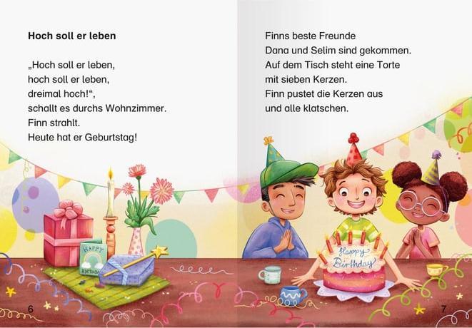 Actual product image Ravensburger Ein fantastischer Geburtstag - lesen lernen mit dem Leserabe - Erstlesebuch - Kinderbuch ab 6 (German, Maya of Bird, Phine Wolff, 2024)