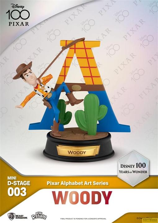 Produktbild Beast Kingdom Disney Mini Diorama Stage 100 Years of Wonder-Pixar Alphabet Art