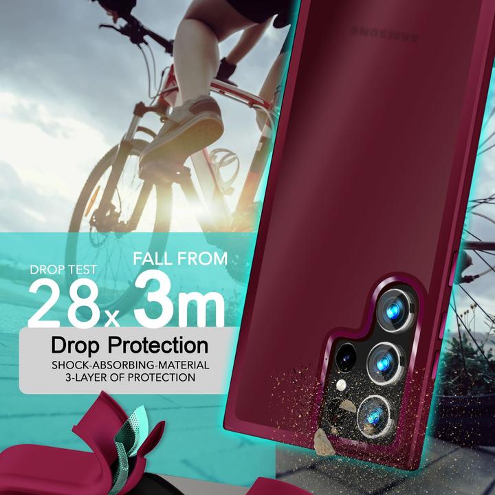 Image du produit Nalia Étui hybride semi-transparent avec cadre de protection (Samsung Galaxy S24 Ultra)