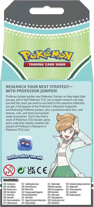Image du produit Pokémon Professor Juniper Premium Tournament (Anglais, Affichage du booster)