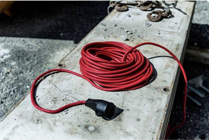 Actual product image Brennenstuhl Construction site extension cable IP44 25m red H07RN-F (25 m, CEE 7/3)