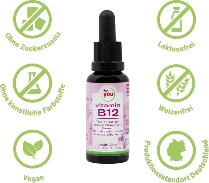 Produktbild For You Vitamin B12 flüssig (1 Stück, Flüssigkeit)
