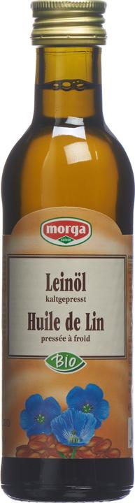 Image du produit Morga Huile de lin biologique pressée à froid (100 ml)