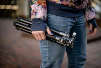 Actual product image Fotopro Fly 1 Aluminium Tripod Grey/Black (Metal)