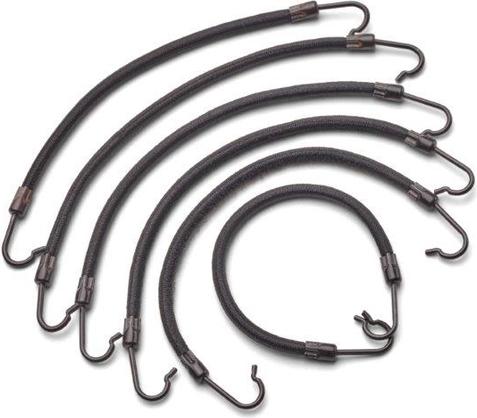 Produktbild Trisa Haken Zopfgummis 12cm schwarz 6 Stk (Haargummi)