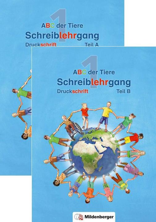 Immagine prodotto ABC der Tiere 1 - Schreiblehrgang Druckschrift, Teil A und B. Neubearbeitung (Tedesco, Rosmarino Handt, Kerstin Mrowka-Nienstedt, Klaus Kuhn, Heike Treiber, 2024)