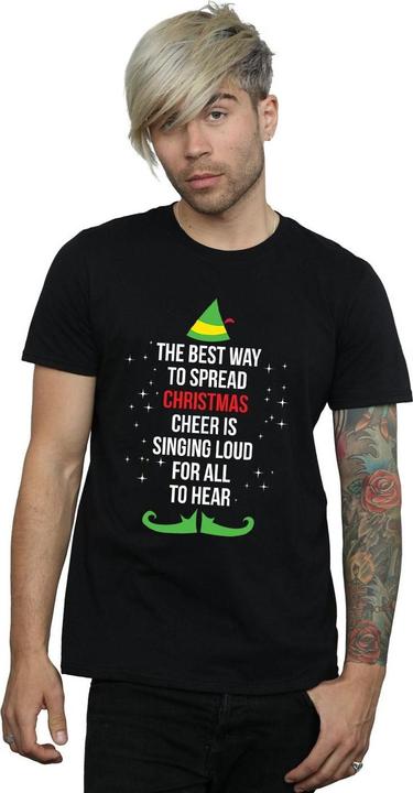 Image du produit Elf - T-shirt CHRISTMAS CHEER TEXT - Homme (S)