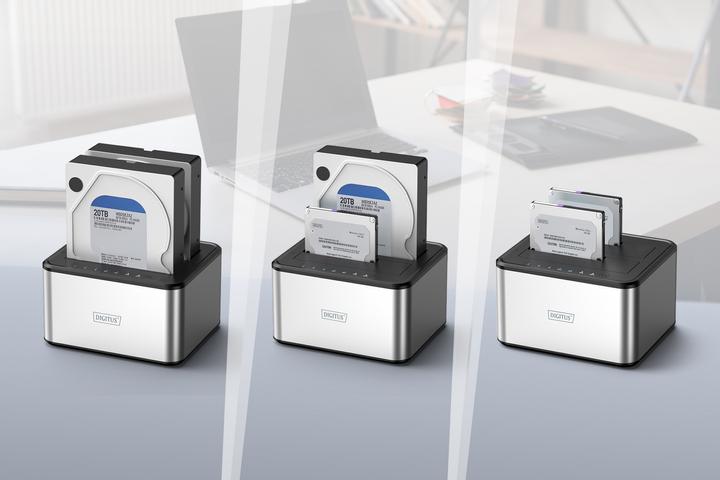 Immagine prodotto Digitus USB 3.0 dual SATA HDD docking station 2,5"/ 3,5