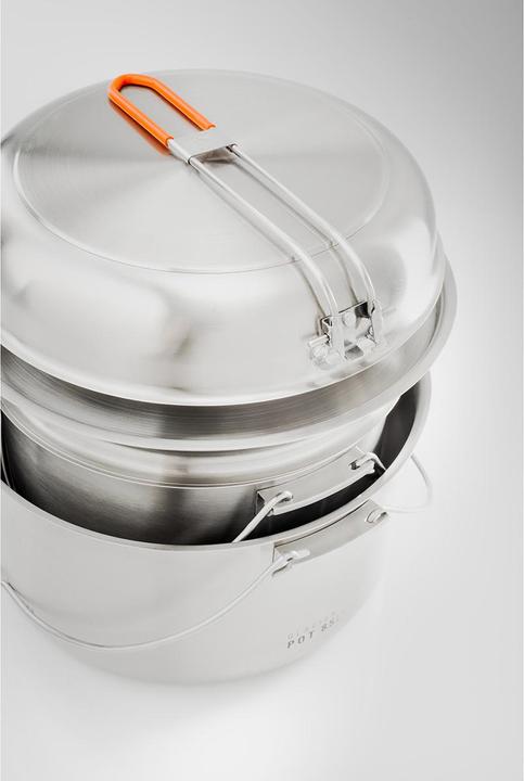 Actual product image GSI Glacier Stainless Troop Cookset