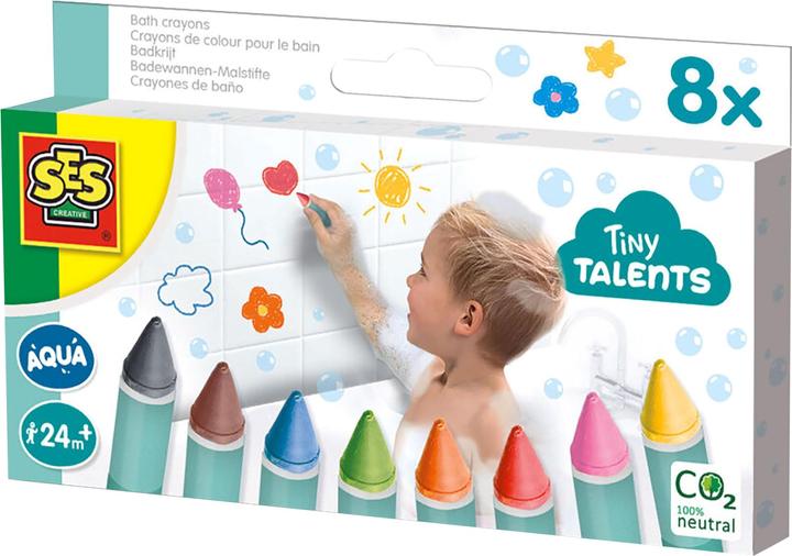 Ses Craie de bain Tiny Talents - 8 couleurs