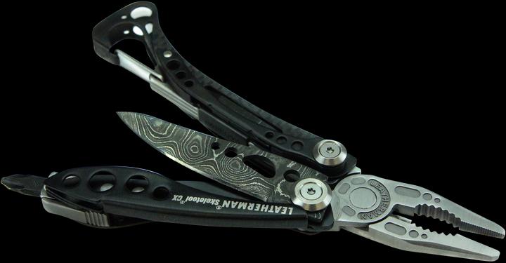 Actual product image Leatherman Skeletool CX Damascus Ninja Edition (7 Functions)