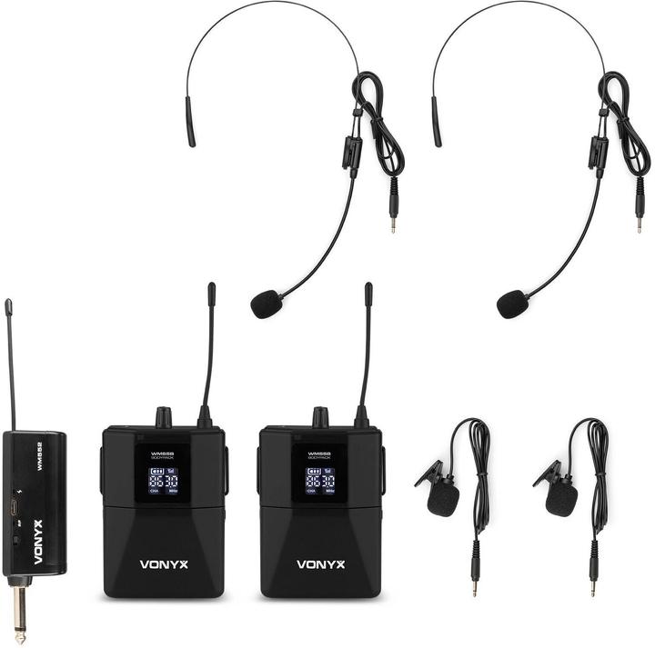 Image du produit Vonyx Système sans fil WM552B, principe de conversion : condensateur