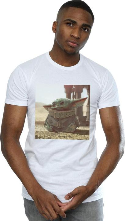 Immagine prodotto Star Wars The Mandalorian The Child Scene Maglietta Uomo (5XL)