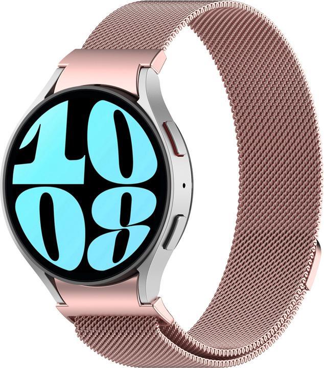 Actual product image EKO Watch strap Milanese type pink (Stainless steel)
