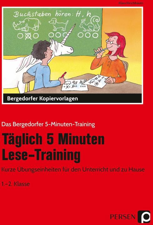 Actual product image Täglich 5 Minuten Lese-Training - 1./2. Klasse (German, Klara Kirschbaum, 2018)