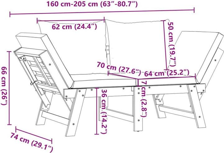 Actual product image VidaXL Zitella