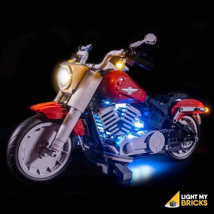 Image du produit Light my bricks Kit d'éclairage LED pour LEGO Harley-Davidson Fat Boy