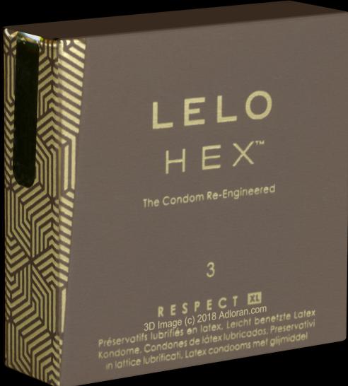 Produktbild LELO HEX Condoms Respect XL (3 Stk.)