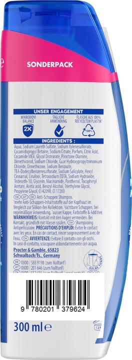 Actual product image Head & Shoulders Classic Clean (600 ml, Liquid shampoo)