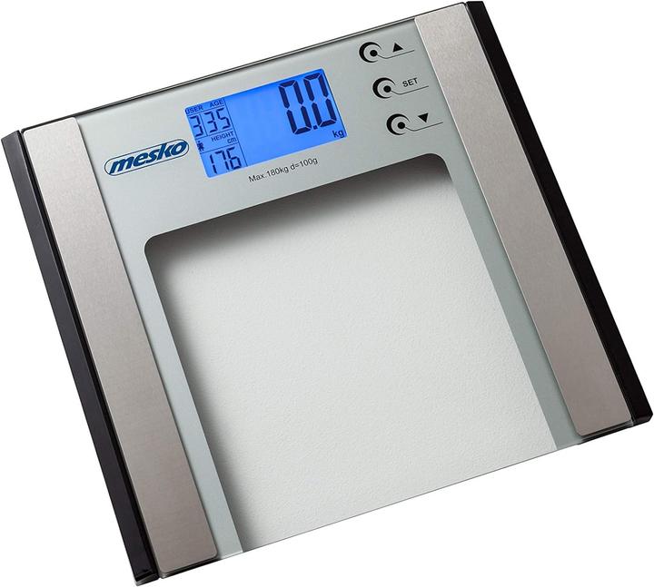 Produktbild Adler MS 8146 Personenwaage Quadratisch, Elektronische Personenwaage (180 kg)