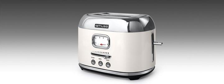 Produktbild Muse MS120 SC Edelstahl Toaster beige