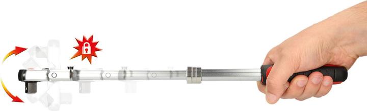 Immagine prodotto KS Tools 1/2 Cricchetto reversibile a snodo telescopico SlimPOWER, 72 denti (1/2")