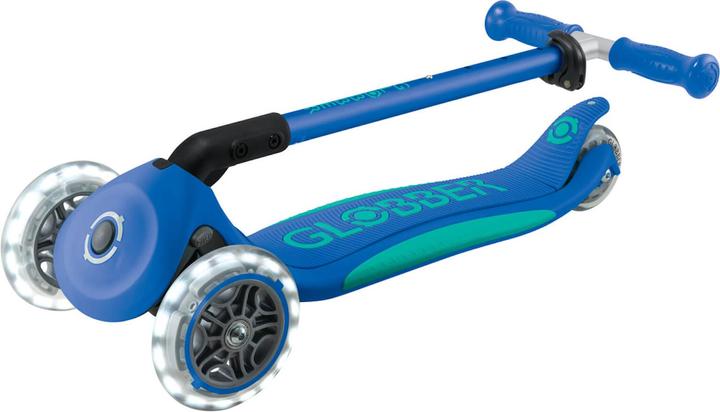 Actual product image Globber Mini Primo Foldable Plus s Navy Blue Emerald Green