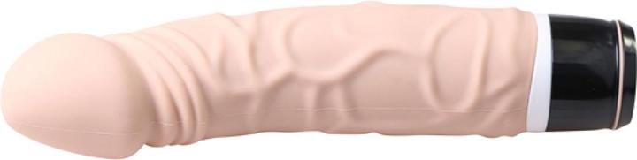 Productafbeelding Seven Creations Silicone Klassieke Vibrator ca. 19cm vlees.