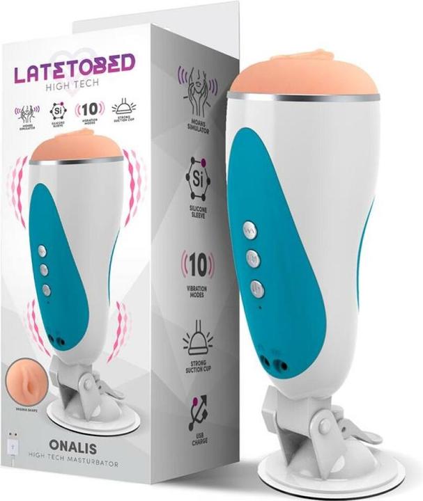 Latetobed Masturbateur Onalis High Tech Gémissement et système de vibrateur USB