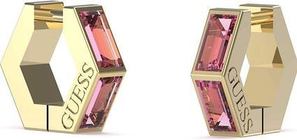 Guess Huggie Me Timeless Rose Gold Plated Earrings JUBE03133JWYGFCT/U