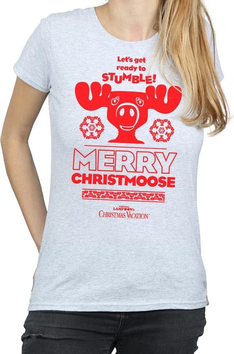 Image du produit National Lampoon´s Vacation National Lampoon's Christmas Vacation - T-shirt MERRY CHRISTMOOSE - Femme (XL)