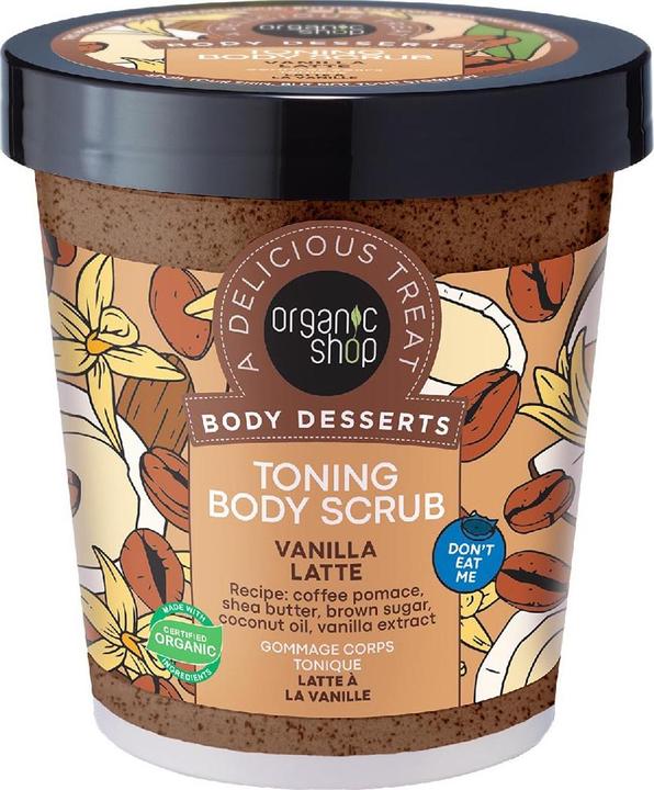 Organic Shop Body Desserts Toning Body Scrub Vanilla Latte 450ml (450 ml)