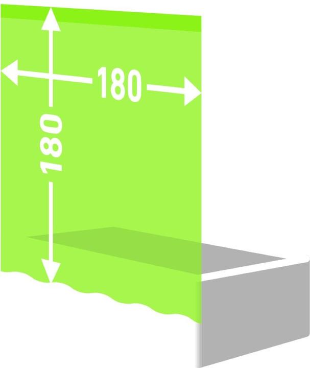Image du produit Diaqua Rideau de douche textile City (180 x 180 cm)