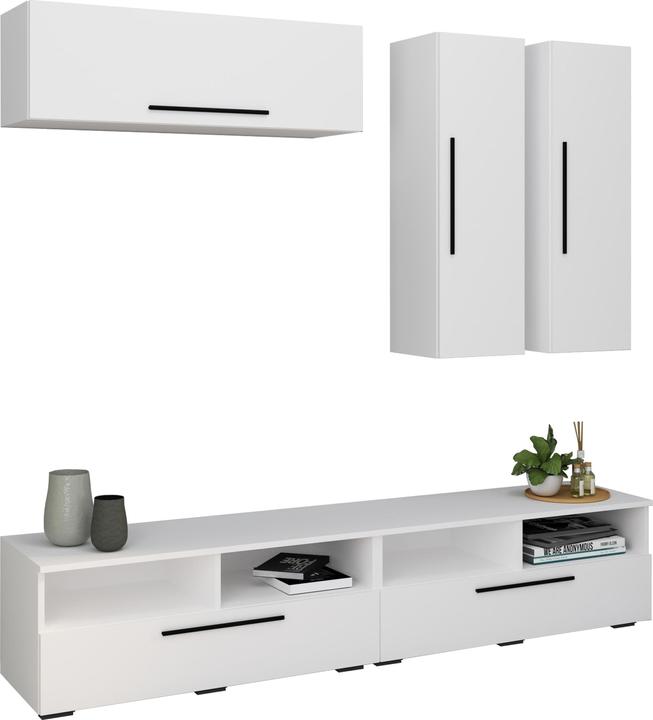 Immagine prodotto VCM Mobile TV basso Mobile TV a parete parete soggiorno Arila XL (190 x 40 x 200 cm)