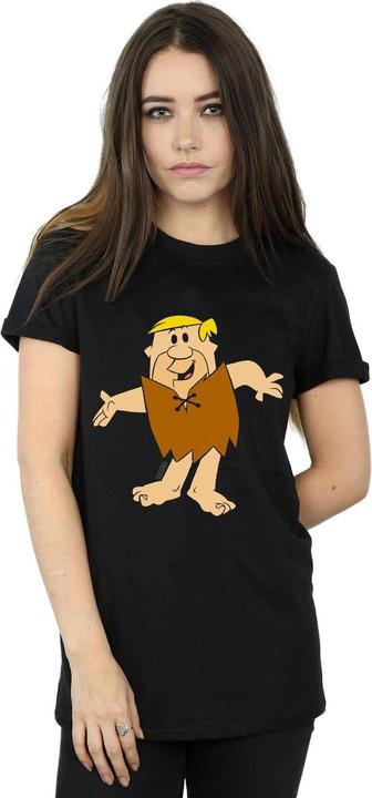 Actual product image The Flintstones Womens/Ladies Barney Rubble Classic Pose Cotton Boyfriend T-Shirt (XXL)