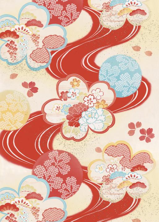 Image du produit Papier cadeau et créatif KIMONO (Papier cadeau, 16 x)