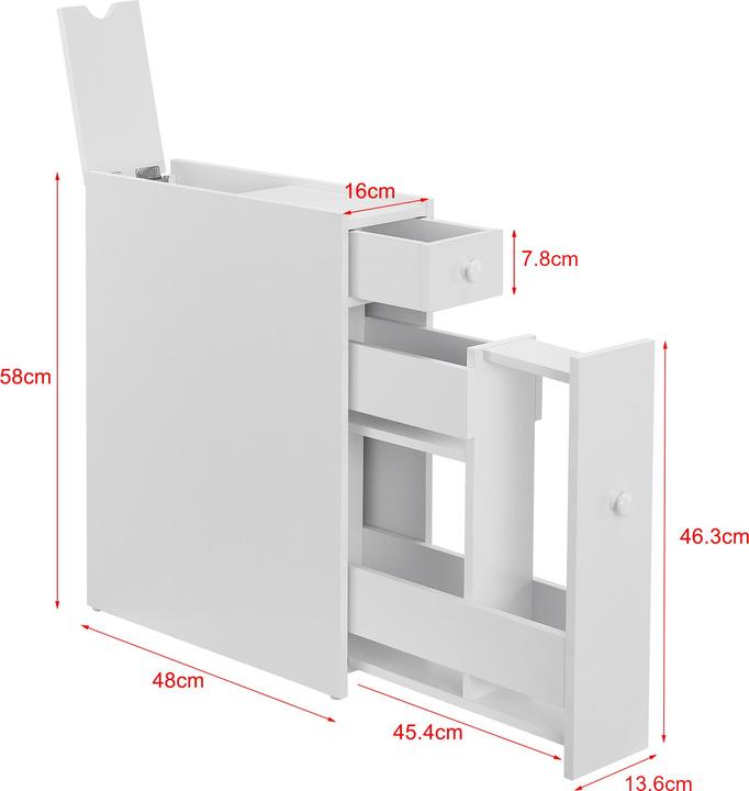 Actual product image En.Casa Kihniö (16 x 48 x 58 cm)